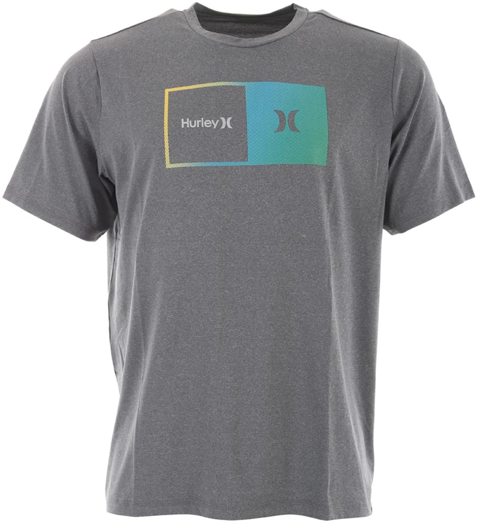 Hurley Herren Halfer Gradient UPF Tee Ss Rash Guard Shirt