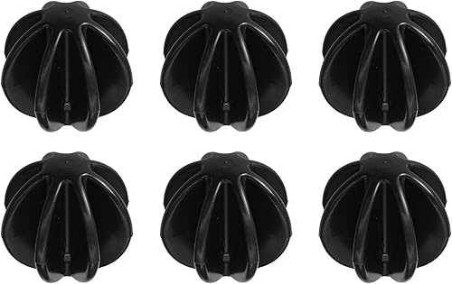 6 bolas mezcladoras de proteínas de 1.77 pulgadas, esferas de batidor de plástico para botellas agitadoras, accesorios de mezcla universales de