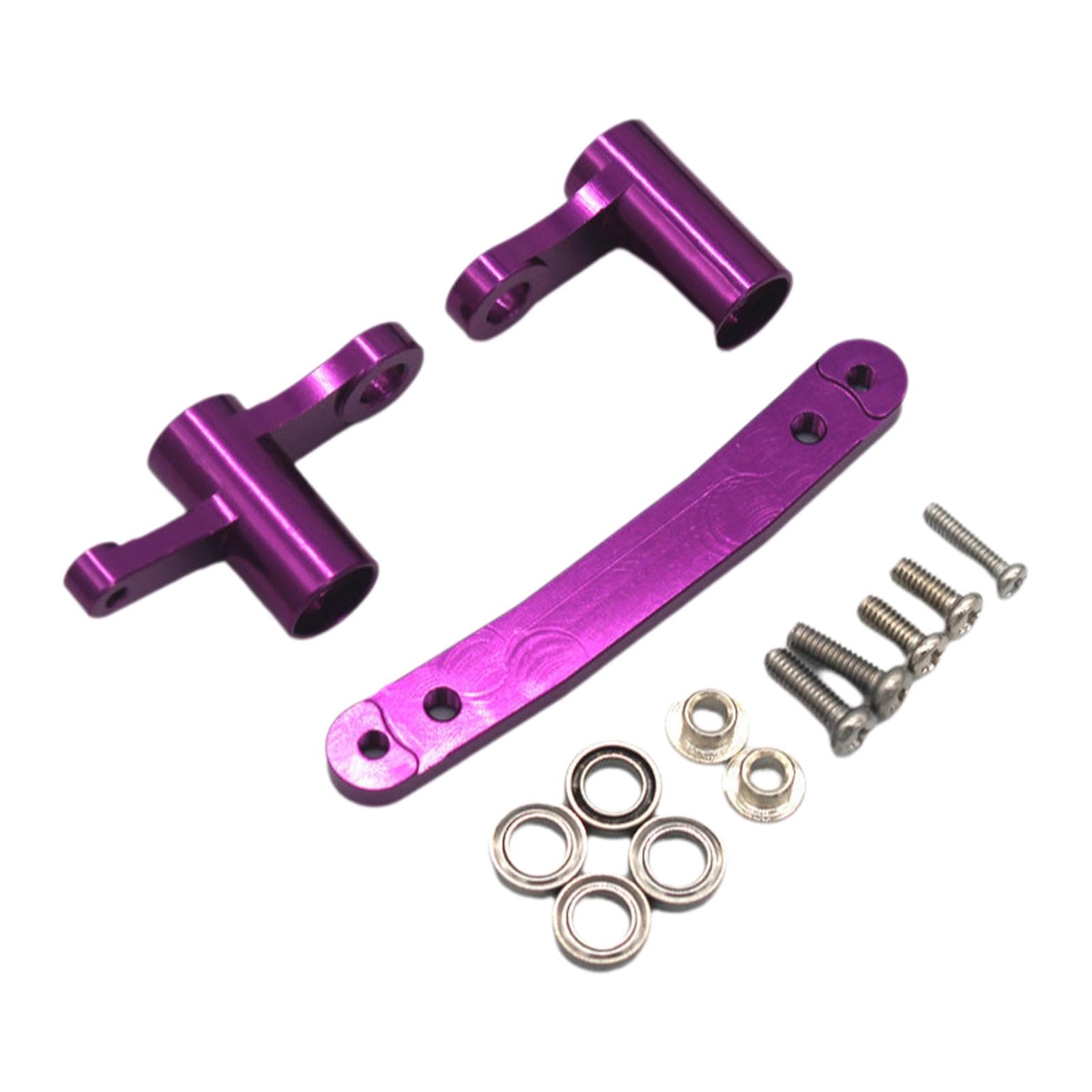 Kit Sterzo per Auto Radiocomandata, Pezzi di Ricambio per I Modelli 16101 E 16102, Viola