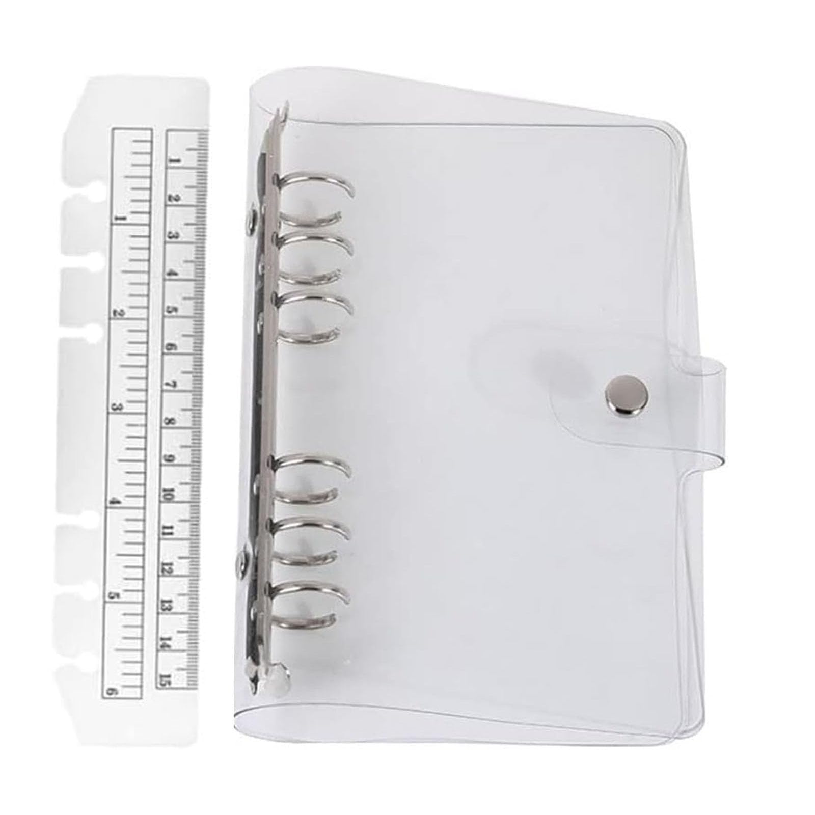 Amazon.co.jp: Mirhua システム手帳 a5 a6 a7 6穴 PVCクリア素材 メモ