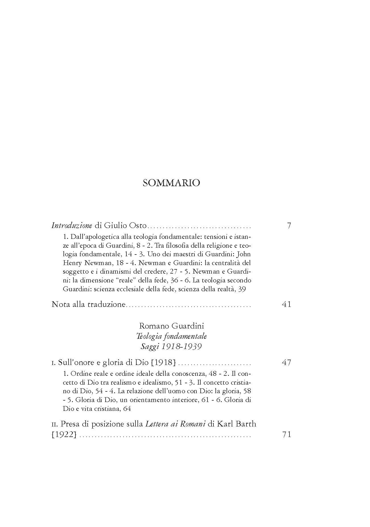 Teologia fondamentale. Saggi 1918-1939 (Vol. 8/1)