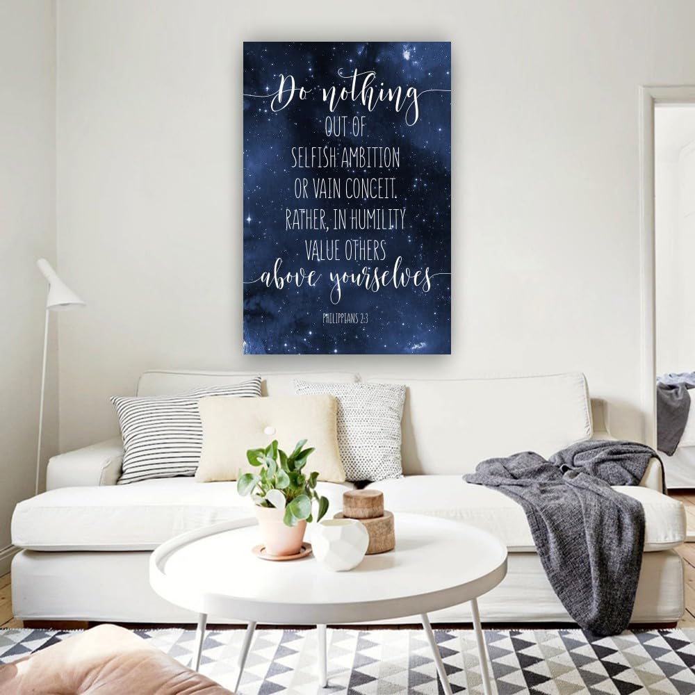 Amazon.com: Panfegzi Do Nothing Out of Selfish Ambition or Vain