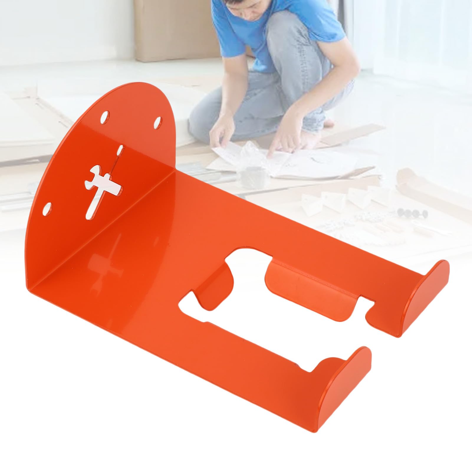 Soporte de pared para cortacésped resistente, capacidad de 350 libras, solución de almacenamiento de aleación para una gestión eficiente de equipos de patio