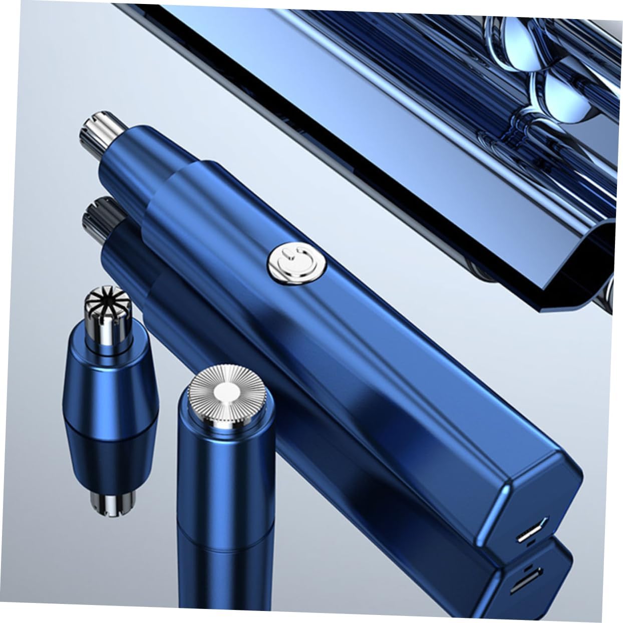 Beavorty Two in One Nose Hair Trimmer for Beard and Eyebrows