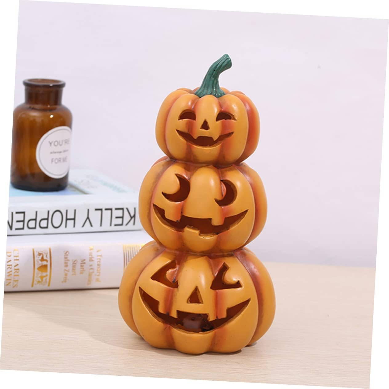 Halloween Decorative Pumpkin Light Festive Night Lamp for Table Centerpieces Decor Unique Design for Halloween Parties and Celebrations