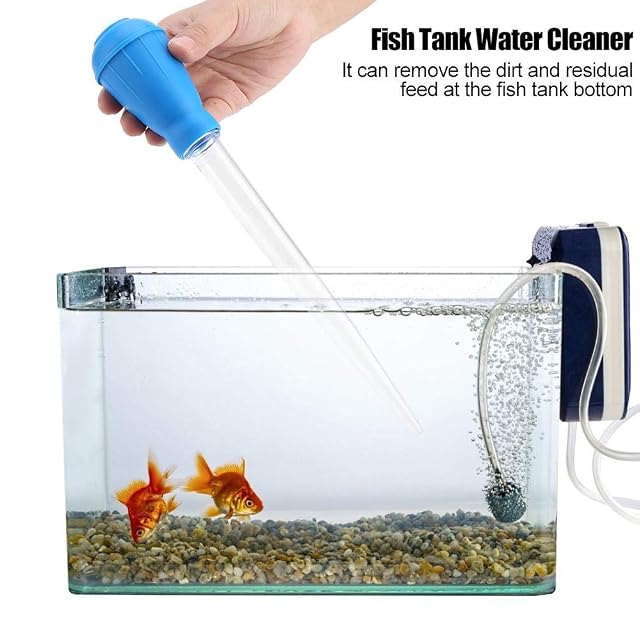 Foto 8 de 8 de Aquarium Pipette Dropper Baster Transferencia de Agua Limpiador De Grava Alimentador Removedor De Residuos…