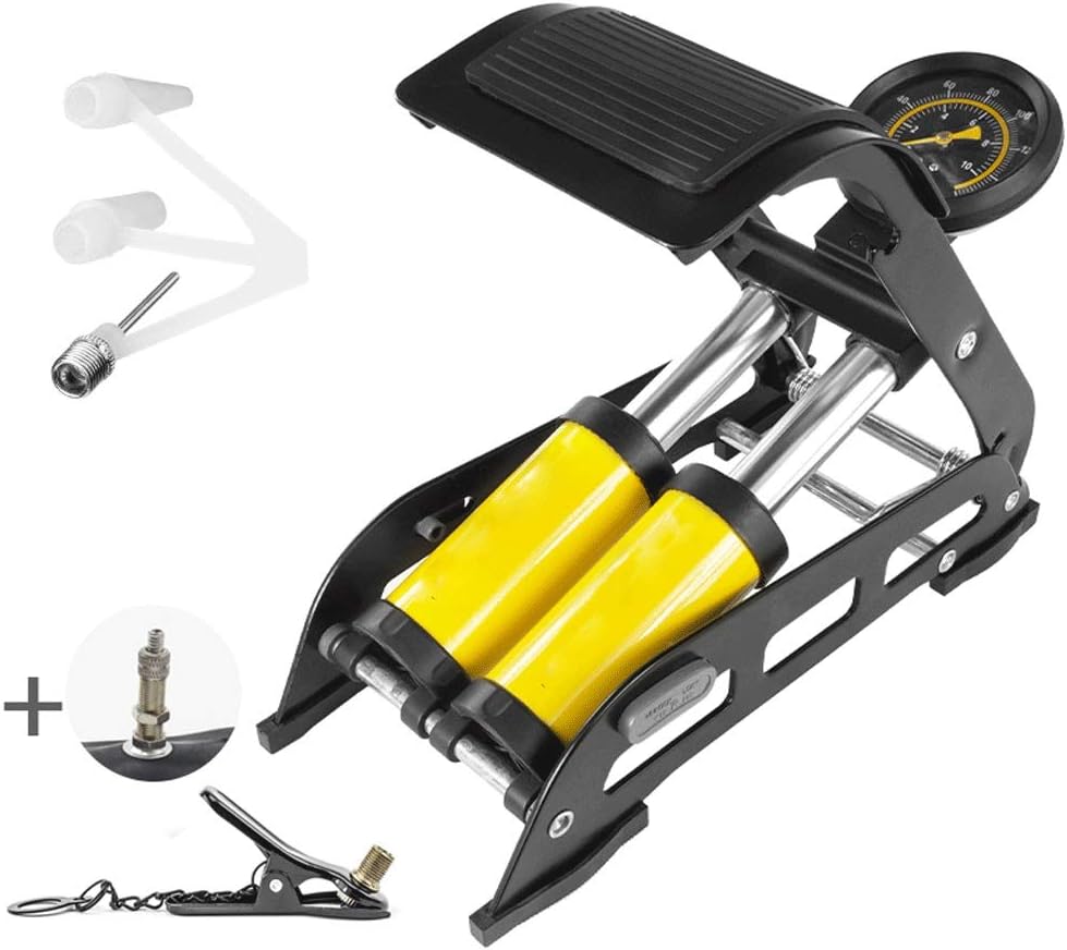 タイヤインフレーターポータブルエアコンプレッサー 72 ワットポンプデジタル圧力表示コードレスタイヤインフレーター空気 コードレス ポータブル  エアコンプレッサー 強力150PSI 精密な圧力 LCD表示 デュアルLCDスクリーン | タイヤインフレーター | タイヤインフレータ ... フットポンプ、自転車ペダルエアポンプ、高圧エアコンプレッサー、タイヤインフレータ (Color : B)