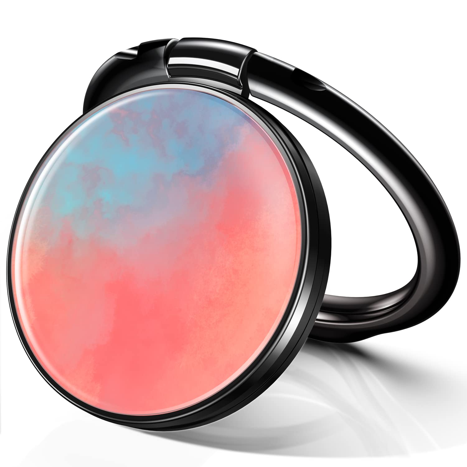 GEARARTTie Dye Cell Phone Ring Holder Finger Ring Stand, Kickstand Metal Grip Holder Compatible with iPhone and Other Smartphones -Mellow