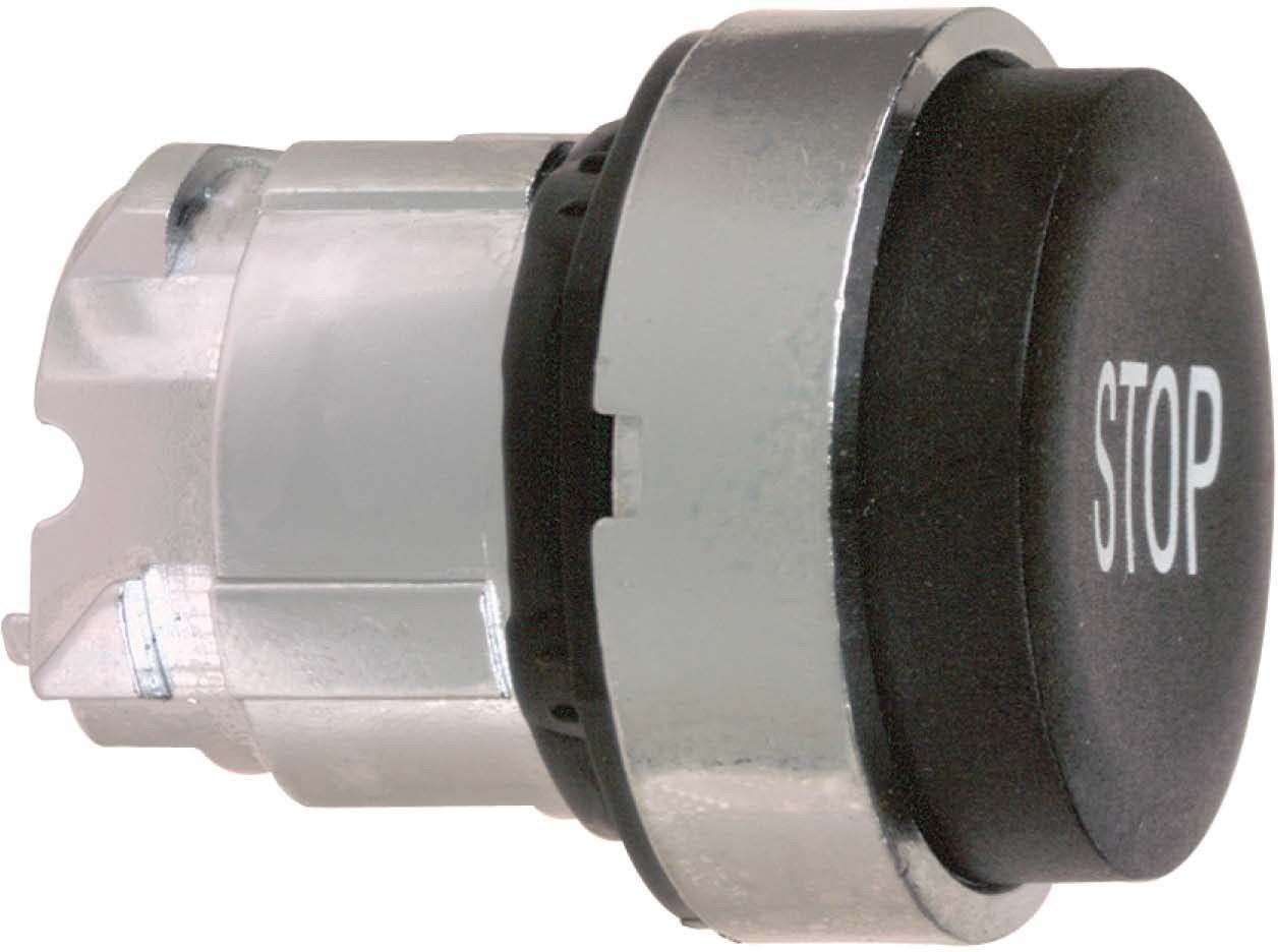 Tête poussoir Schneider bouton poussoir 22mm noir saillie MSS 40 02