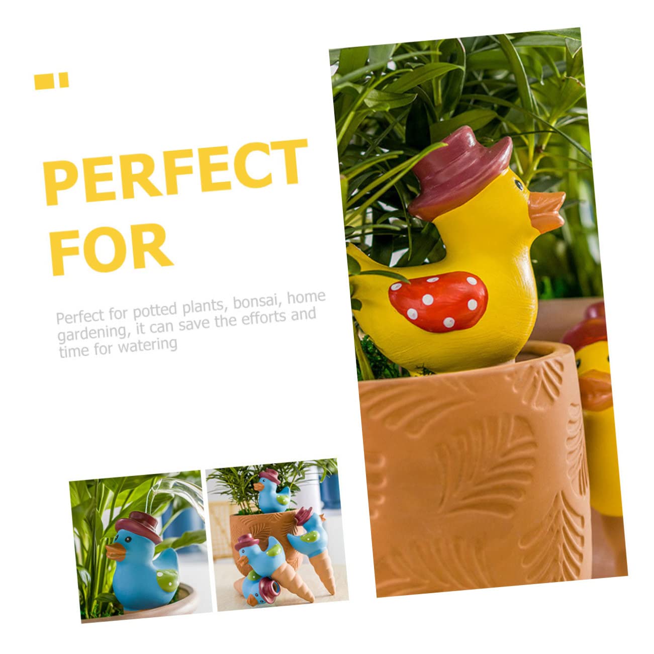 4 szt. Podlewacz do roślin Rośliny domowe Narzędzia ceramiczne Kolce do podlewania kwiatów Doniczkowe Kolce do podlewania Urządzenia do podlewania roślin Ceramiczne narzędzia do podlewania roślin Kolc