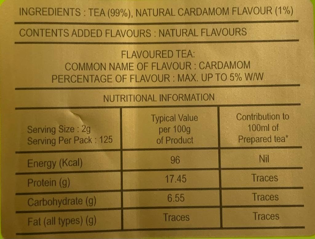 KHWAHISH TEA ELAICHI CHAI 250 GM 2