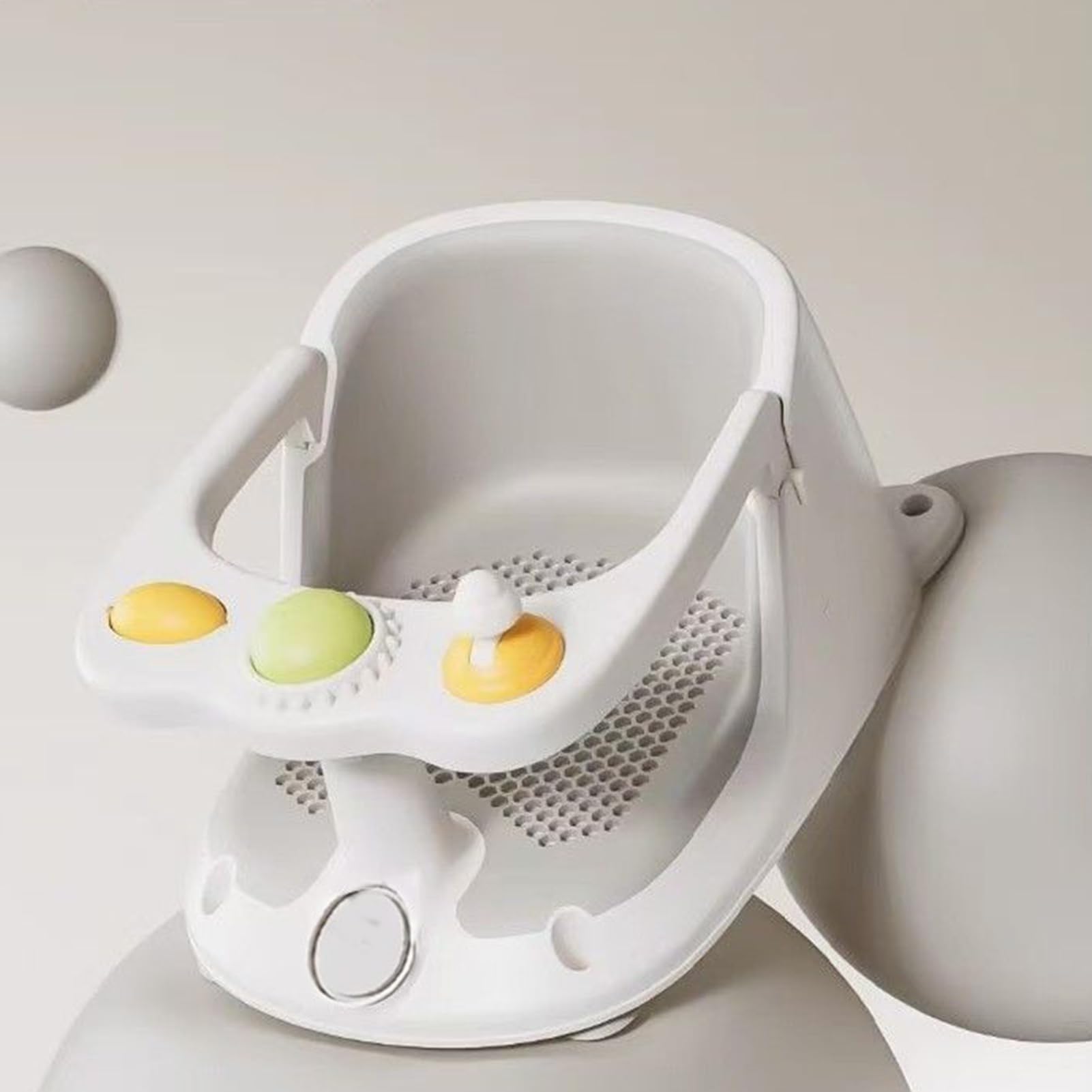 Seggiolino Da Bagno Per Bebè Sedia Sicura Da Vasca, Base Antiscivolo A, | Neonato Sicuro, Imbottito, Rapida Asciugatura, Pulizia Facile, Per Bagno E Giocattoli, Bambini