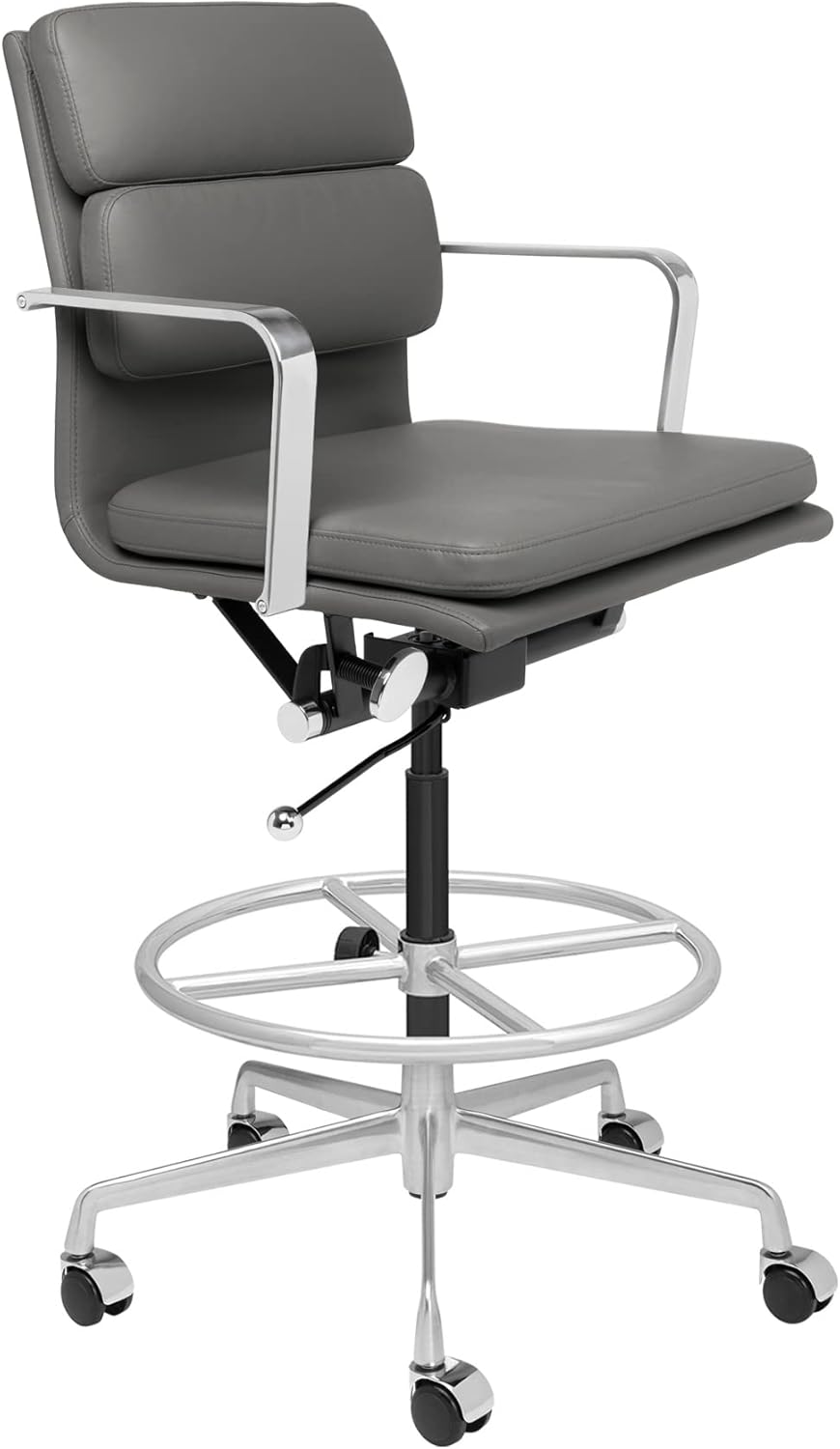 Laura Davidson Furniture SOHO II Padded Drafting Chair for Standing Desks, Standing