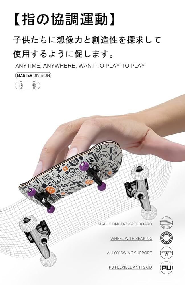 ただの指スケ Amazon | TOMMYFIELD 指スケ 指スケボー フィンガースケート