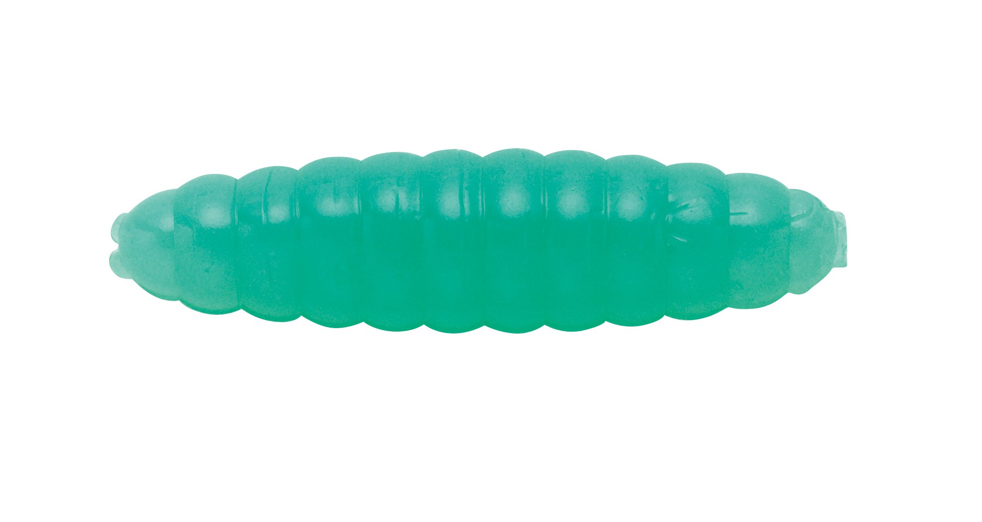 NIKKO Waxworm Fishing Bait, Green, 1 inch (40)