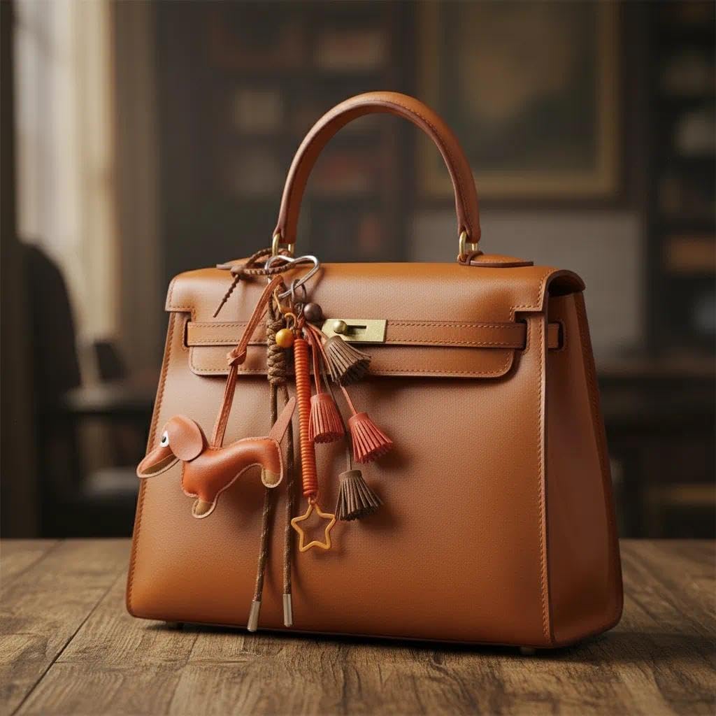 QTMY Cute Puppy Tassel Rope Braided Keychain Bag Charms for Handbag Purse Backpack Accessories for Bogg Bag,930 - Image 6