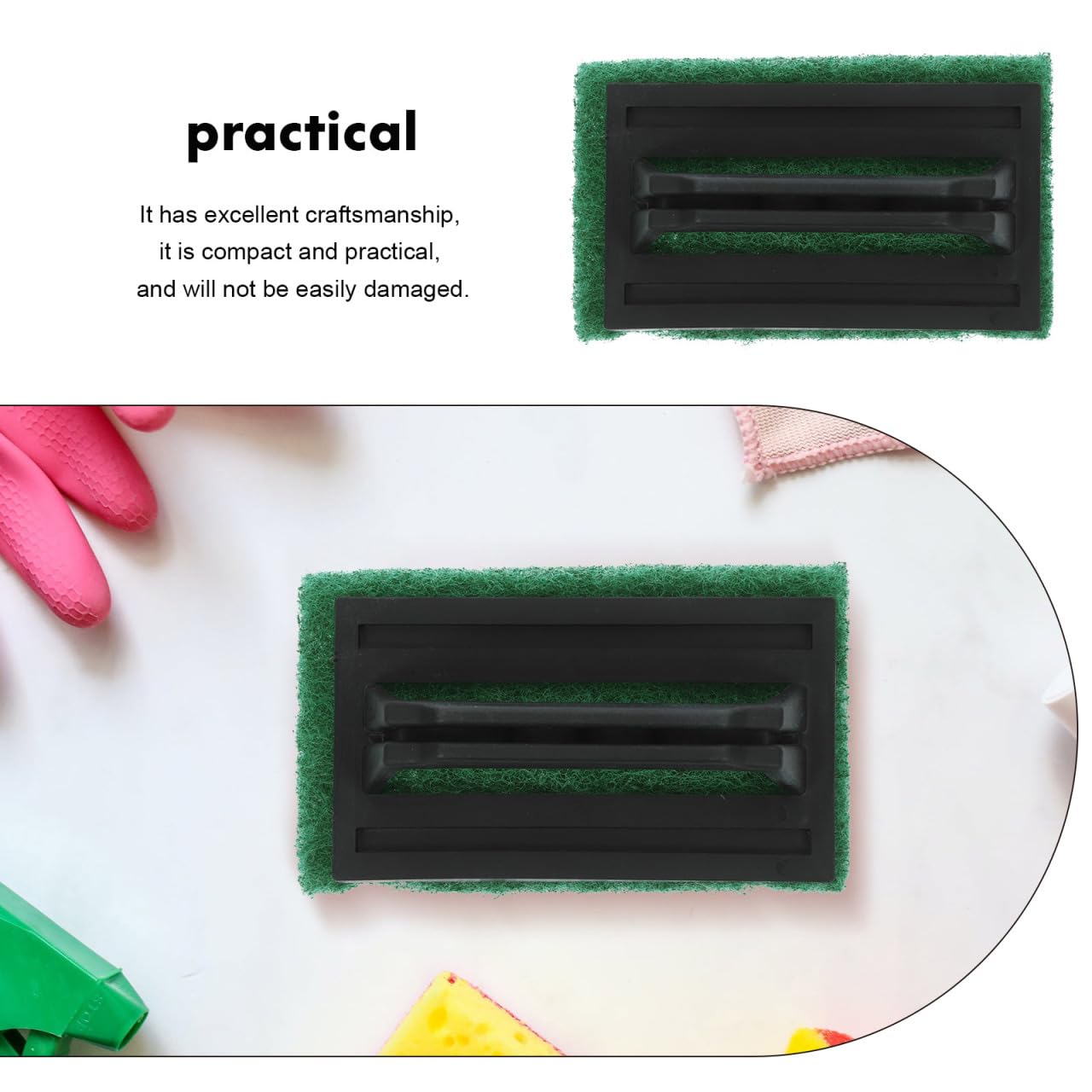 Operitacx Pennello per Serigrafia con Spugna Resistente Manico Ergonomico 5.7X3.5X2.6 Pollici Dispositivo di Rimozione Inchiostro per Pulizia Telaio E Accessori di Serigrafia