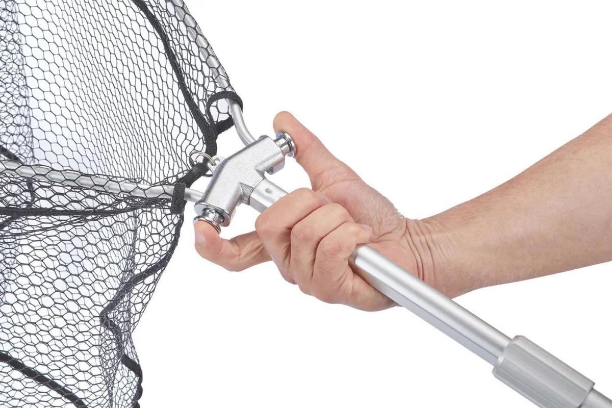 Balzer Angelkescher gummiert Metallica X-tra Strong 2-teilig - Extra Starker Aluminium-Kescher