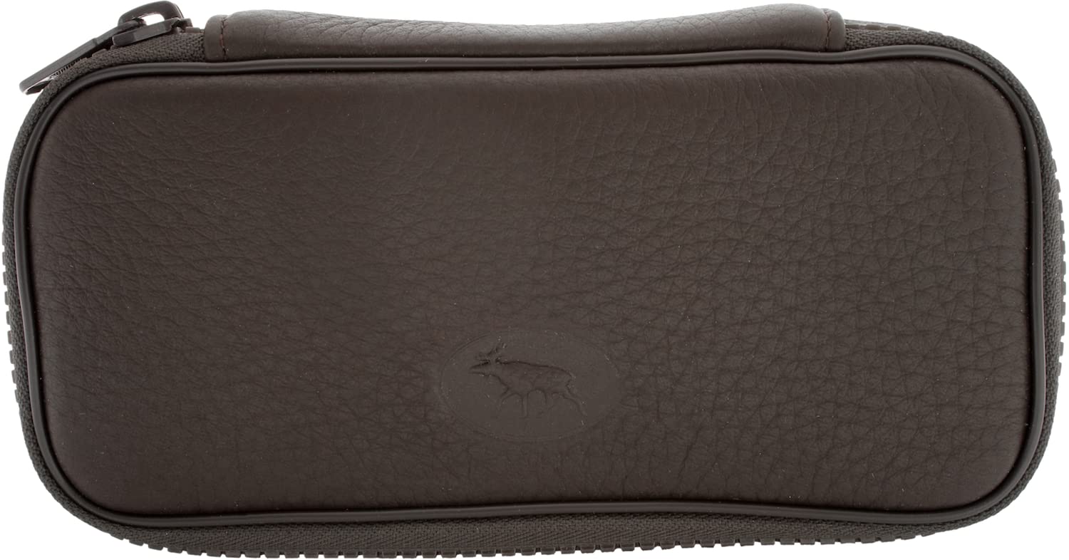 Elk P9-2 Pipe Bag Scandinavian Elk Leather Dark Brown 185 x 100 x 55 mm 120 g without Tab Bag