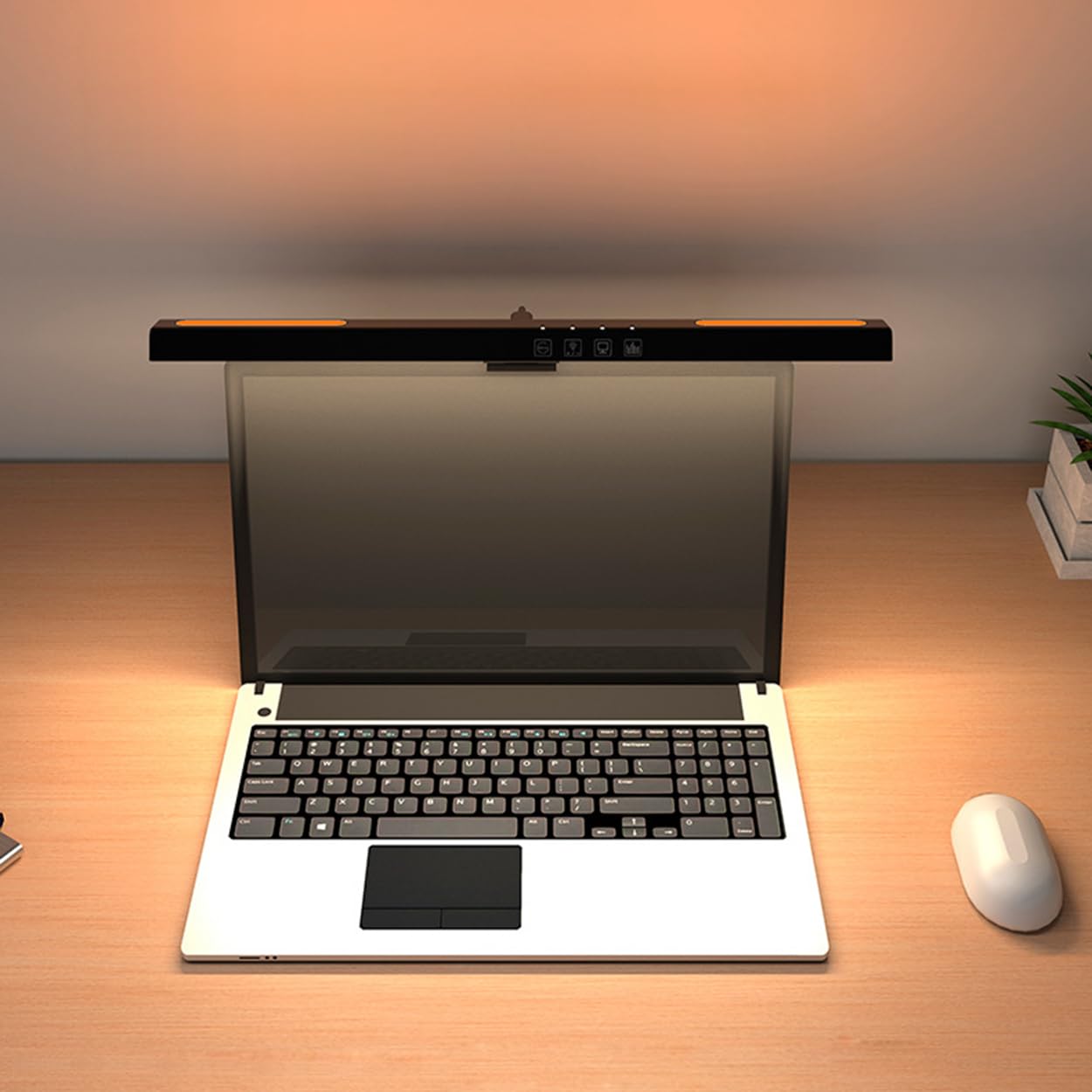 Barre lumineuse pour écran d'ordinateur RGB Backlight USB Reading LED Task Light Auto Dimming Touch Control 3-speed Color Temperature LE14 B