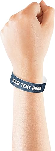 Miniatura 2 de Reminderband Pulseras Tyvek personalizadas, pulseras imprimibles para eventos, bandas de identificación personalizadas, brazaletes a granel,