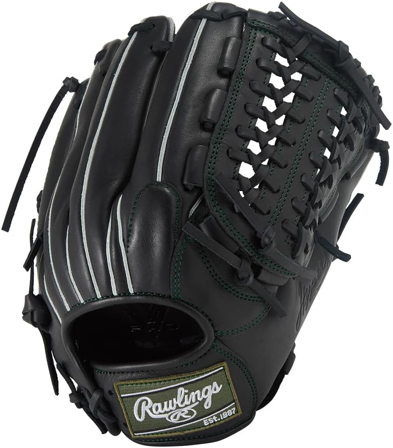 Rawlings Baseball Glove Soft Hyper TECH R2G GR5FHTN65 All-Around Black 11.75" *for Left Throwing
