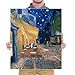 Wieco Art Cafe Terrace at Night Large Modern Giclee Canvas Prints Vincent Van Gogh Artwork Oil Paintings Reproduction Landscape Picture Photo Printed on Canvas Wall Art for Living Room Decorations