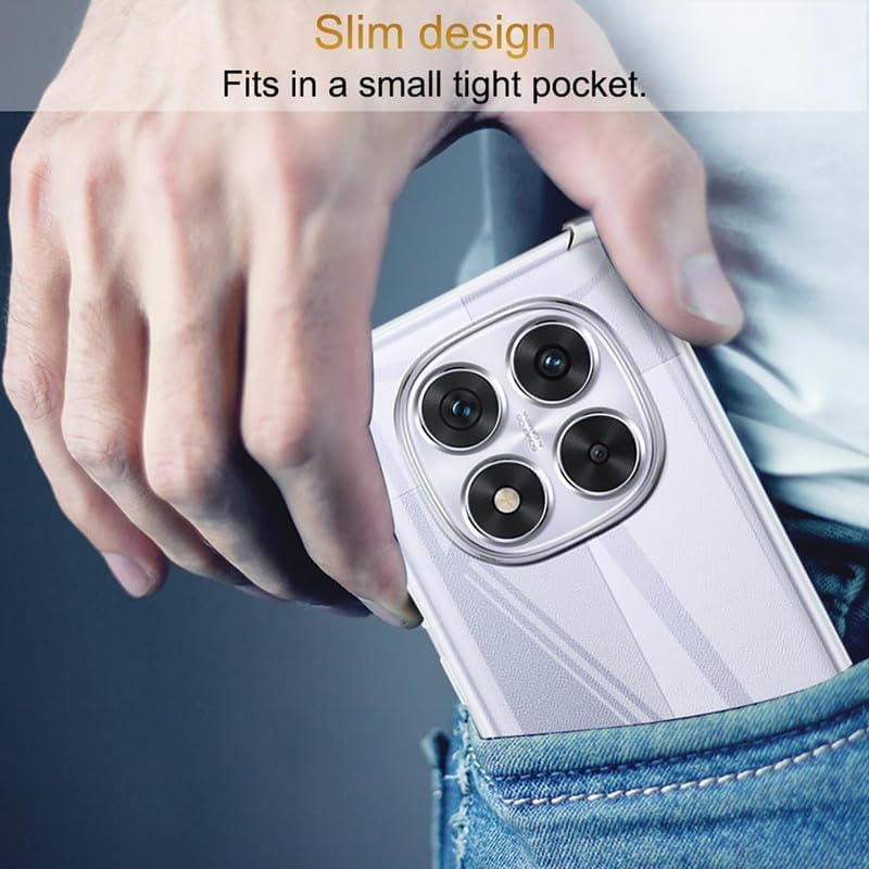 Image of for [Poco X7 5G] Case,[Poco X7 5G] Phone Back Case Cover Clear Transparent Reinforced Corners TPU Shock-Absorption Flexible Cell Phone Cover for [Poco X7 5G] - Transparent