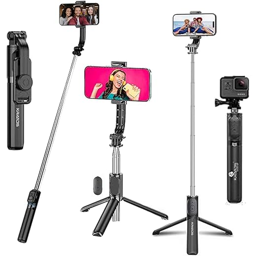 Kratos Extendable Selfie Stick Tripod 100cm