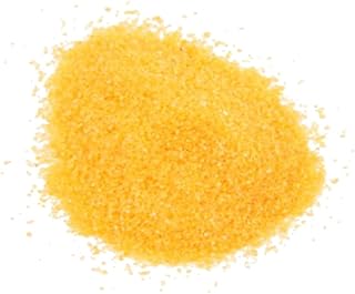 Arena decorativa de color para decoración de bodas en miniatura, para manualidades, color amarillo