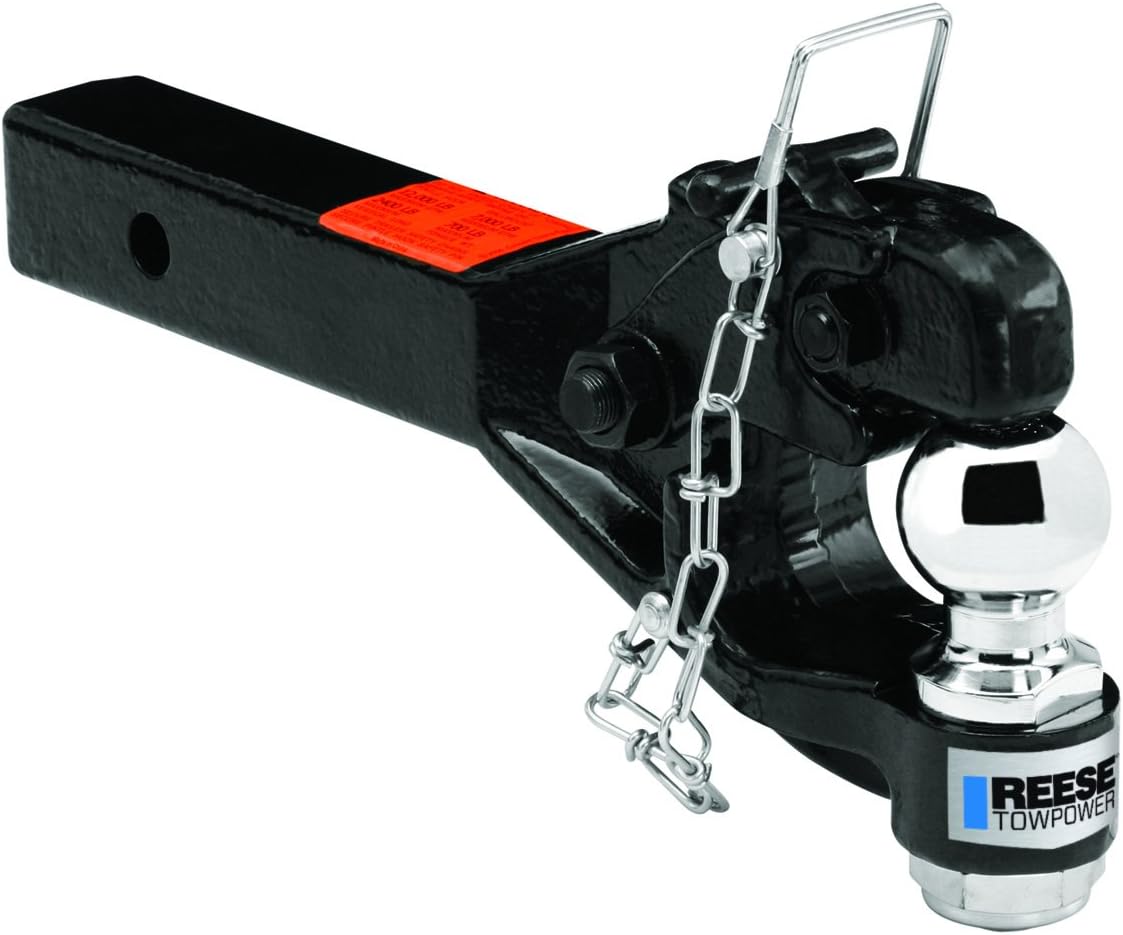 Reese Towpower 7024000 2" Receiver Mount with 1-7/8" Ball and Pintle Combo