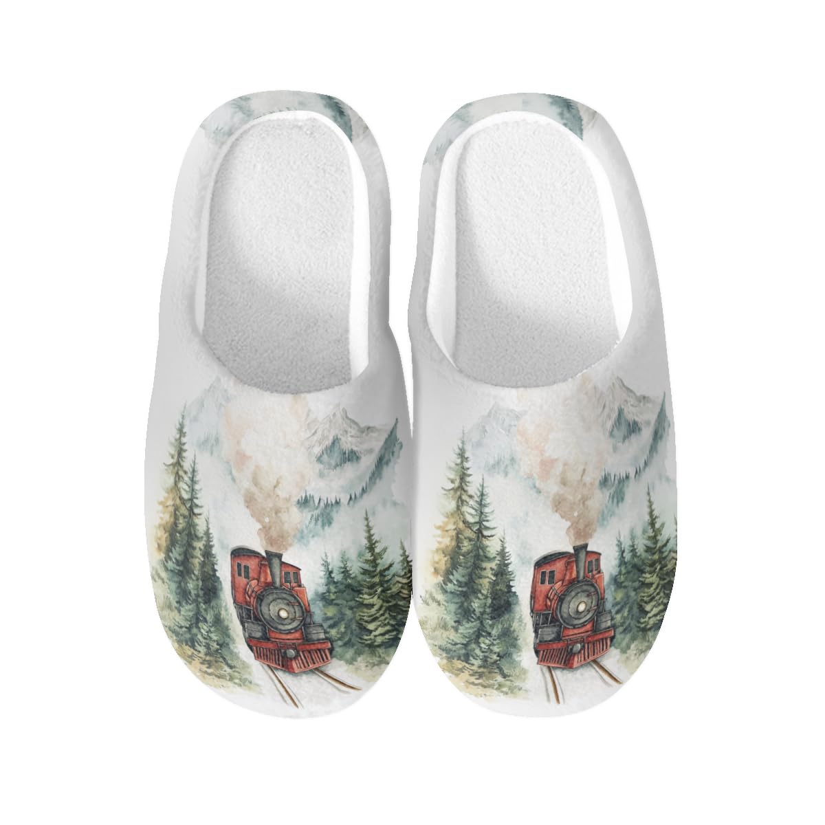 Pantoufles d'intérieur coton mousse mémoire de forme hommes femmes - 7