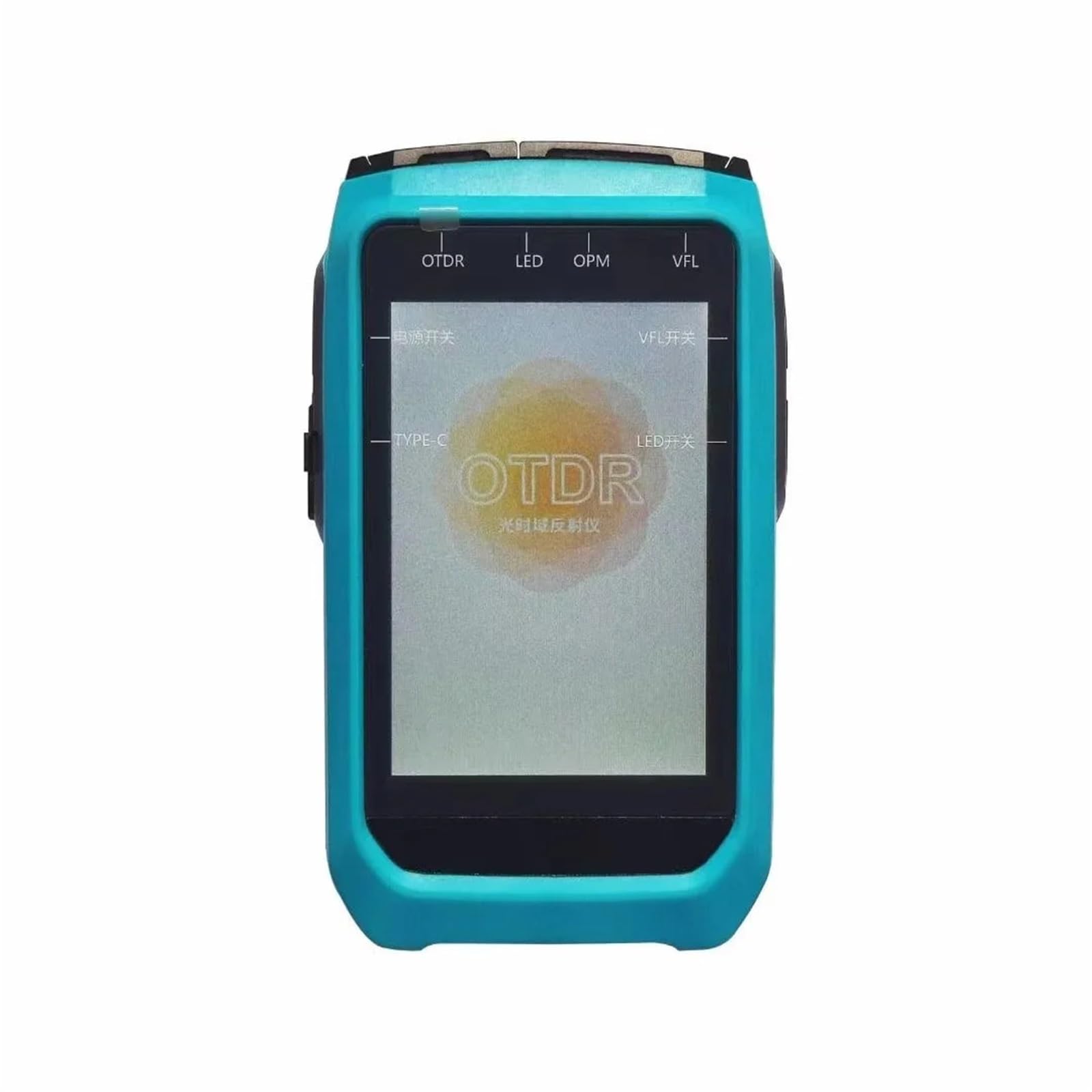 Aktywny OTDR włókno 1550nm 20dB 60KM Reflektometr optyczny Ekran dotykowy OPM VFL OLS Tester włókien Typ C FTTH, Węzeł Optyczny