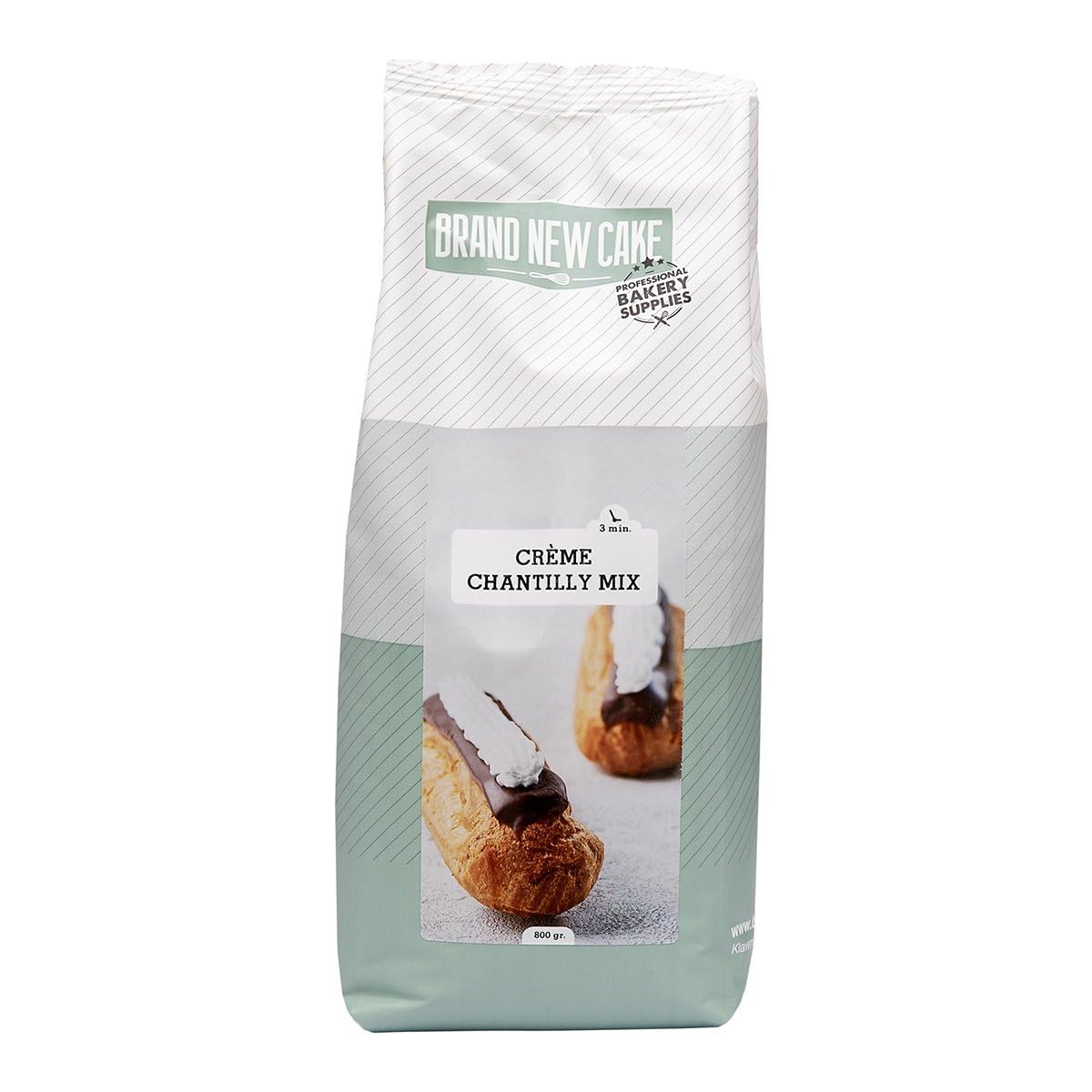 BrandNewCake® Mezcla de Crema Chantilly 800gr - Alternativa a la Crema de Mantequilla - Relleno y Decoración de Tartas