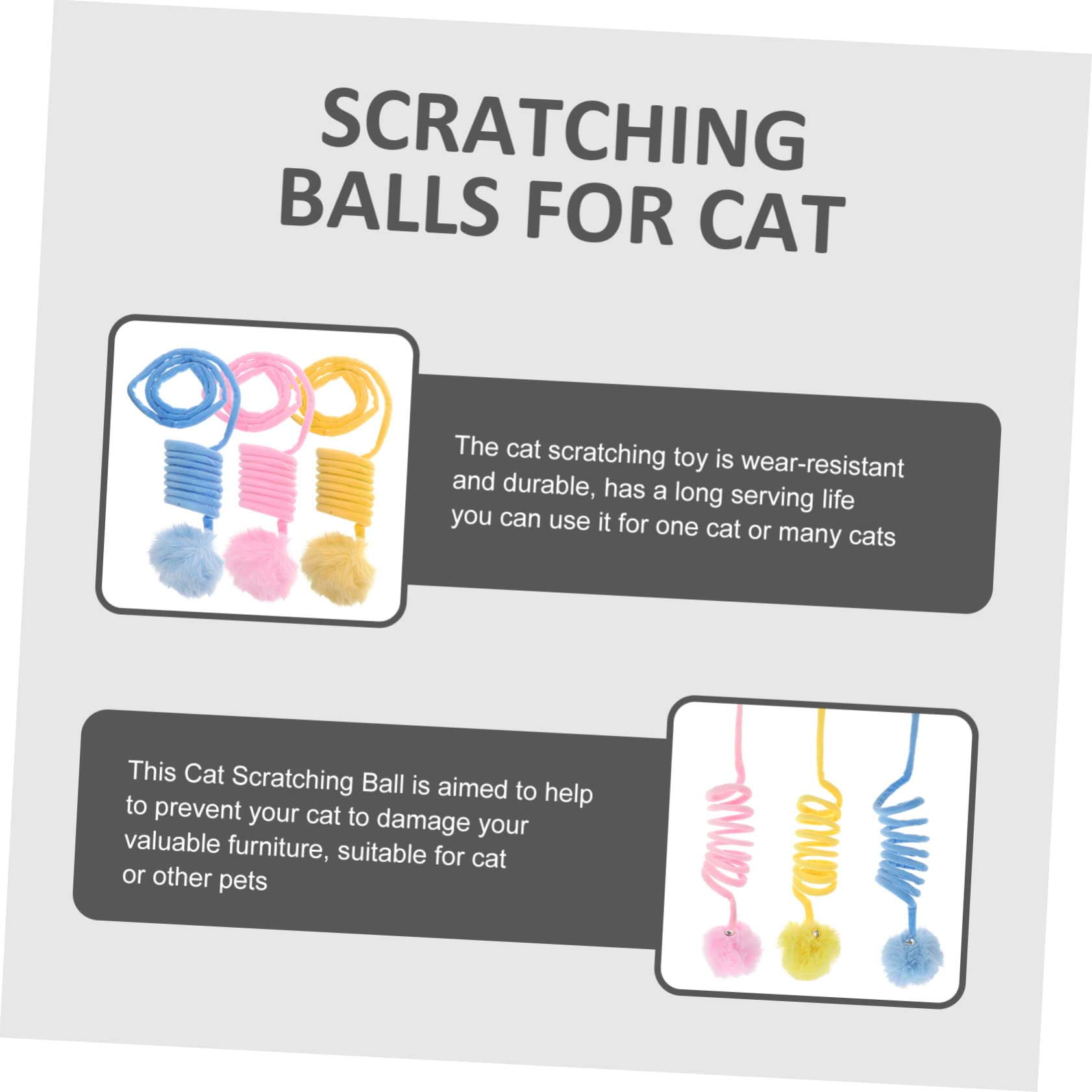 Mipcase 12stücke Katzenkratzball Interaktives Spielzeug Für Katzen Und Kätzchen Kratzspielzeug Mit Für Indoor Nutzung Fördert Und Kratzverhalten
