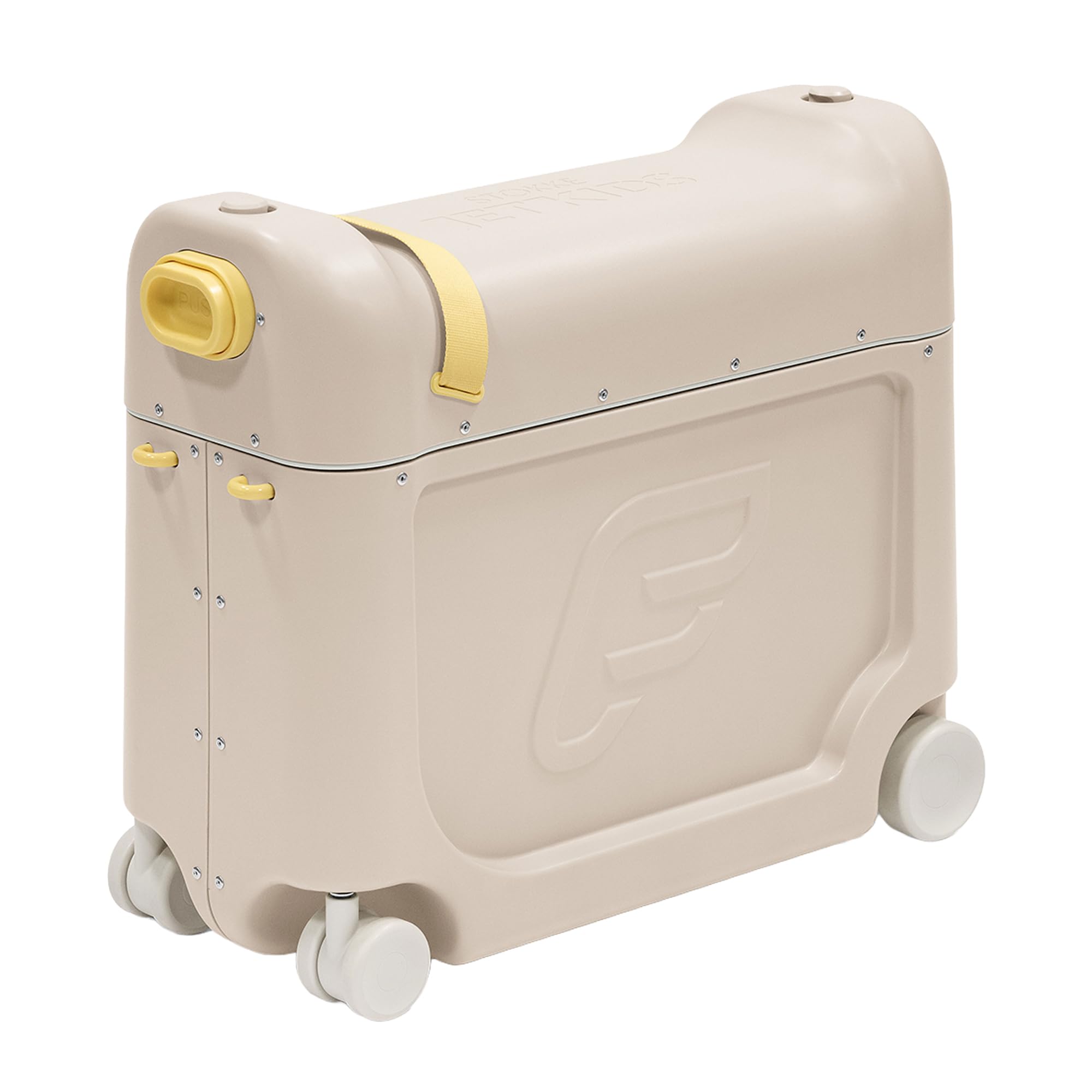 JETKIDS™ BY STOKKE ホワイトキャリーケース Amazon.com: Stokke JetKids BedBox - Ride-On Suitcase, Kids 2-7 Yrs