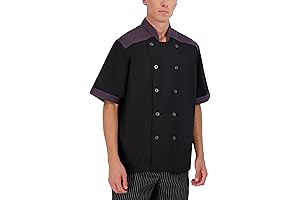 Men's Vertex Short Sleeve Lightweight Chef Coat