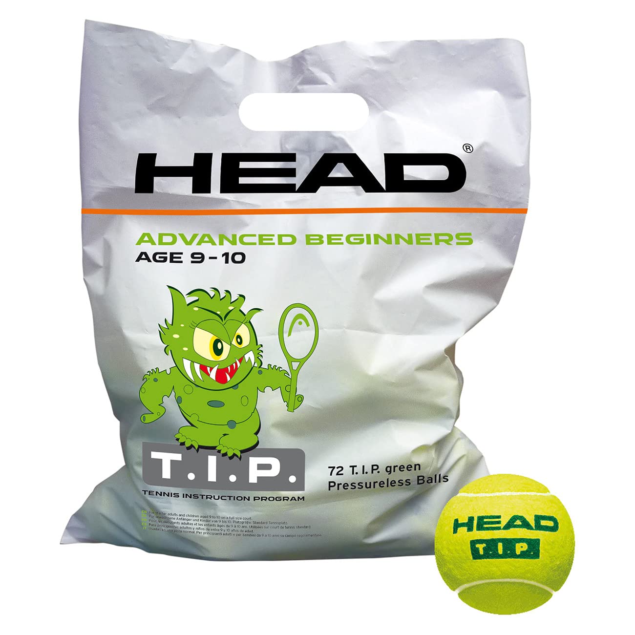 HEAD Tip Verde, Palline Tennis Unisex Adulto
