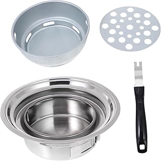 Yardenfun 1 Conjunto De Forno De Aço Inoxidável Hibachi Grill Grelhas Portáteis Grelha A Carvão Portátil Kits De Ferramentas Para Churrasco Ferramentas Para Churrasqueira Portátil Grelha A