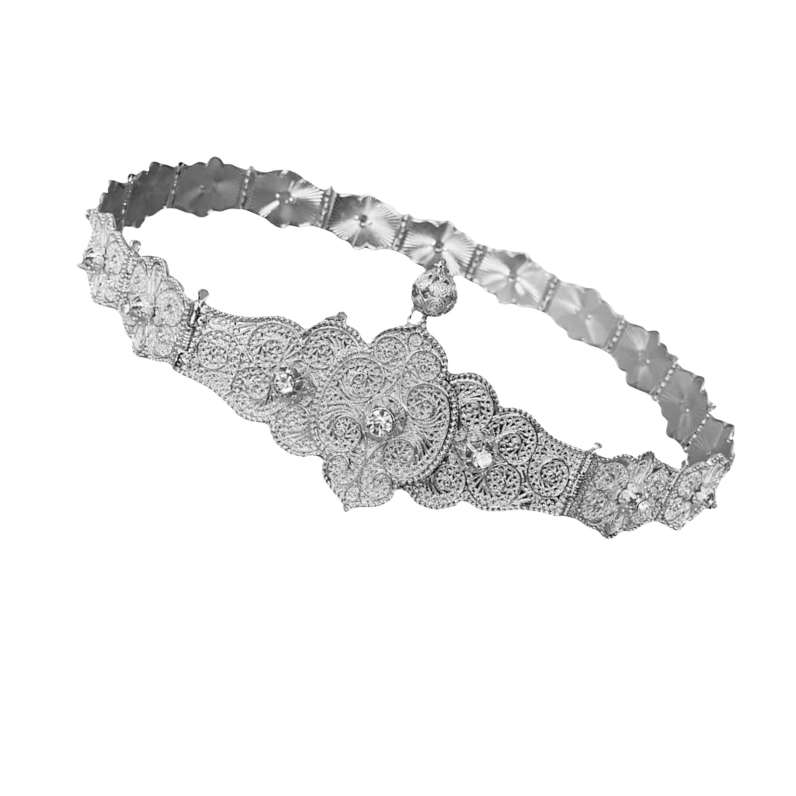 Exquisito cinturón de cintura, encanto estético, accesorios de fotos para vaqueros, vestido, joyería corporal, encanto metálico, accesorios de fotos, tradicionales