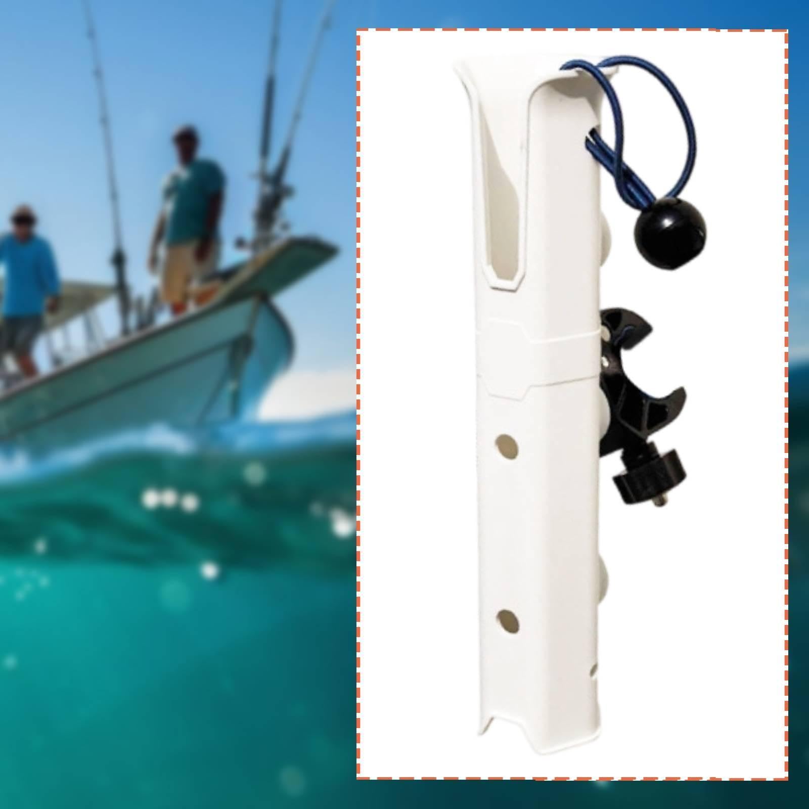 Portacanna Da Pesca per Barche, Adatto a Ringhiere Da 0,75" a 1,57", Girevole, per Acqua Salata O Dolce.