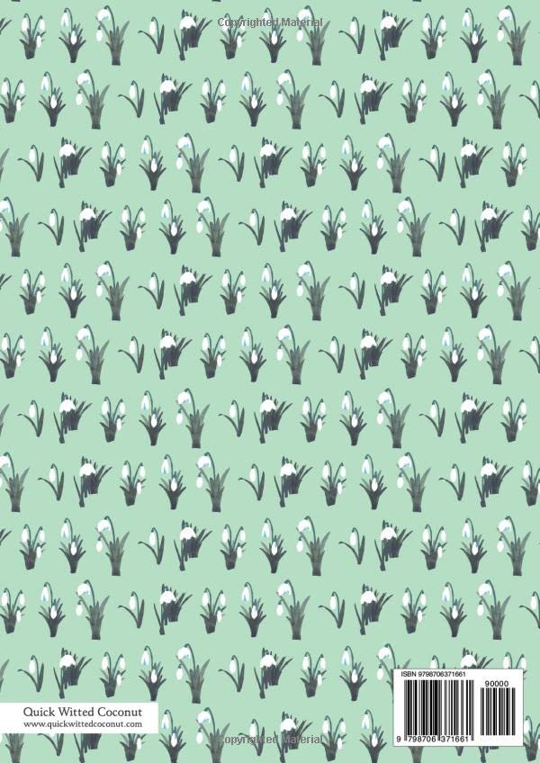 Snowdrop Notebook, Lined Pages, A4 - Image 2