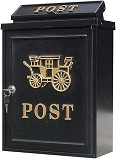 Mailbox Rainproof Mailbox Outdoor Villa Mailbox Wall Hanging Lock Postbox Letter Box Mailbox