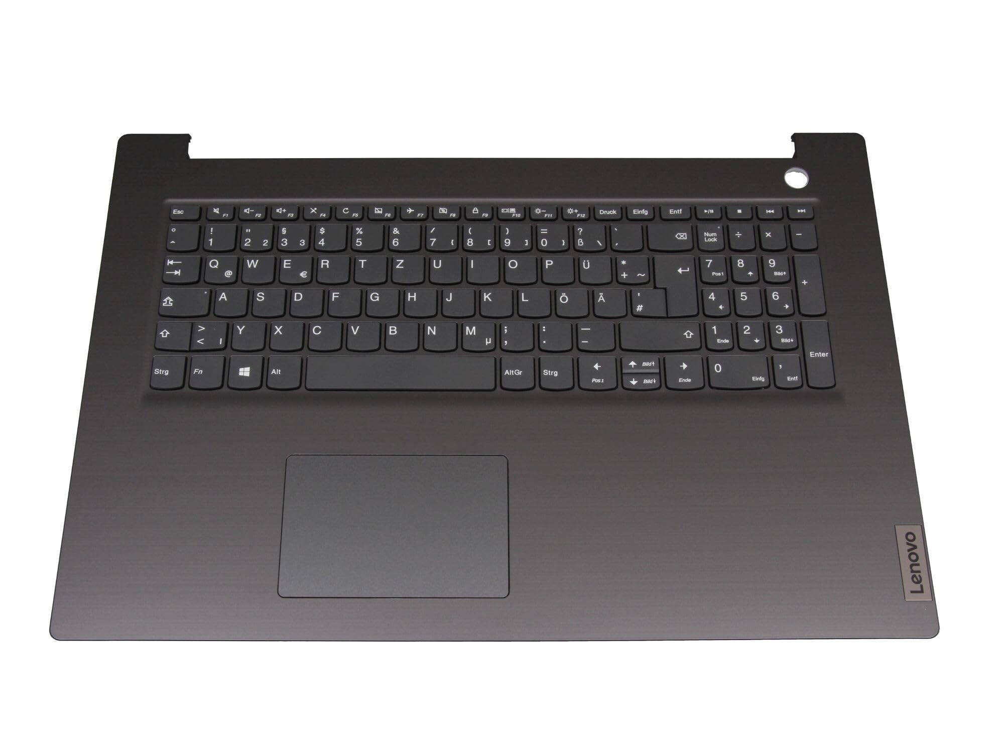 Lenovo V17-IIL (82GX) original Tastatur inkl. Topcase DE (deutsch) grau/schwarz