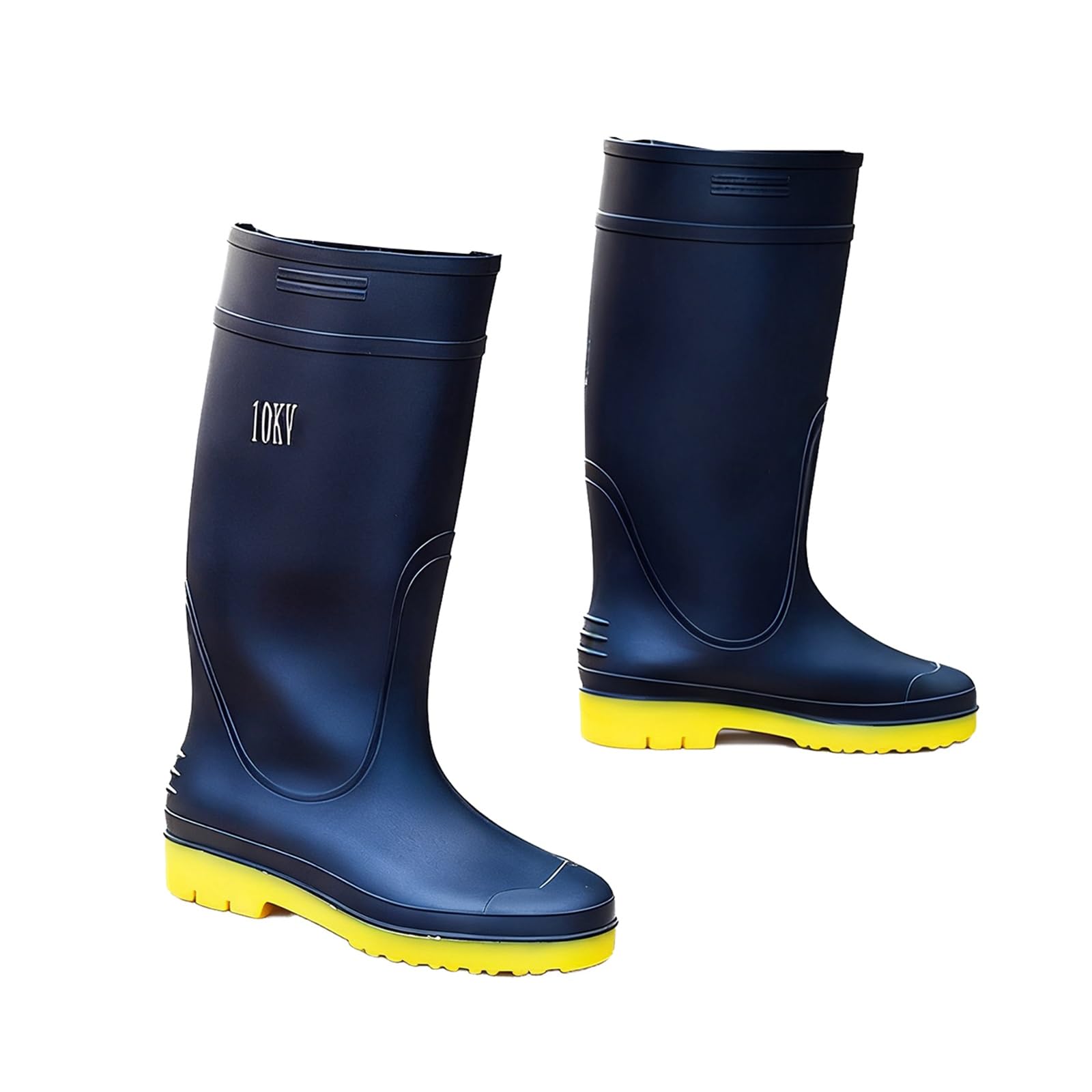 HAIXHX Insulated Work Boots 10KV, Anti-electrocution Dielectric Boot for Electrical Work, Seamless Waterproof Protective-safety-Shoes(US 8.5)