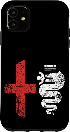 Alfa Car Drivers Stylish Grunge Logo Case for iPhone 11