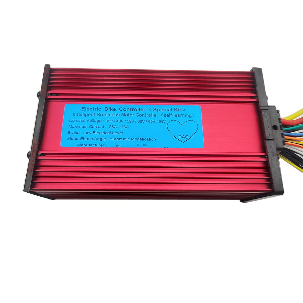 Centralina Monopattino Elettrico Regolatore 36V 48V 60V 800W 1000W 1500W 26A 30A 33A for Scooter Elettrico Brushless Motor Controller(36-64V 26-33A Kit)