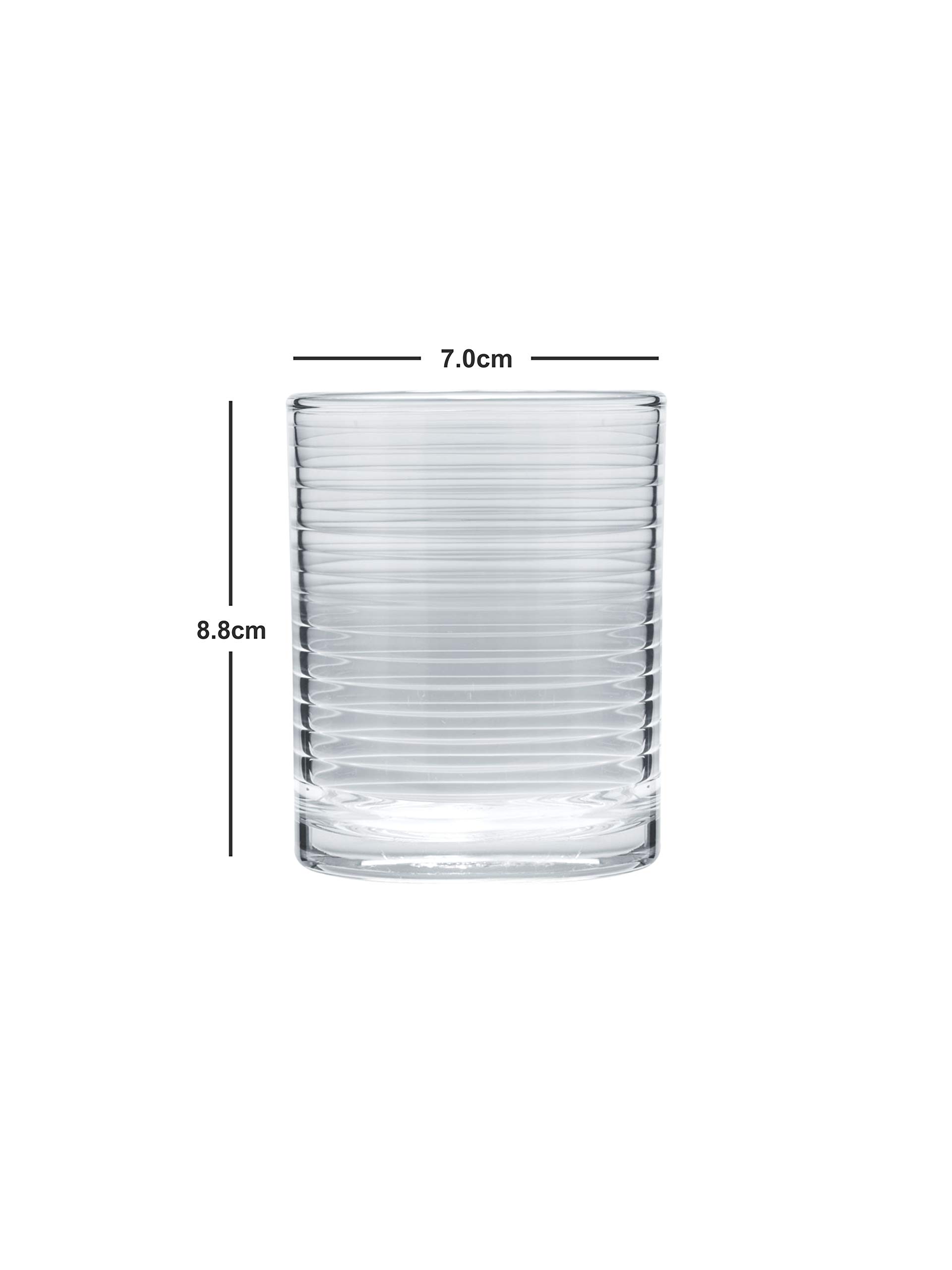 Zoodlee Tumbler Set of 6pcs Juice Water Beer Whiskey and Cocktail Glass 360 ML 1