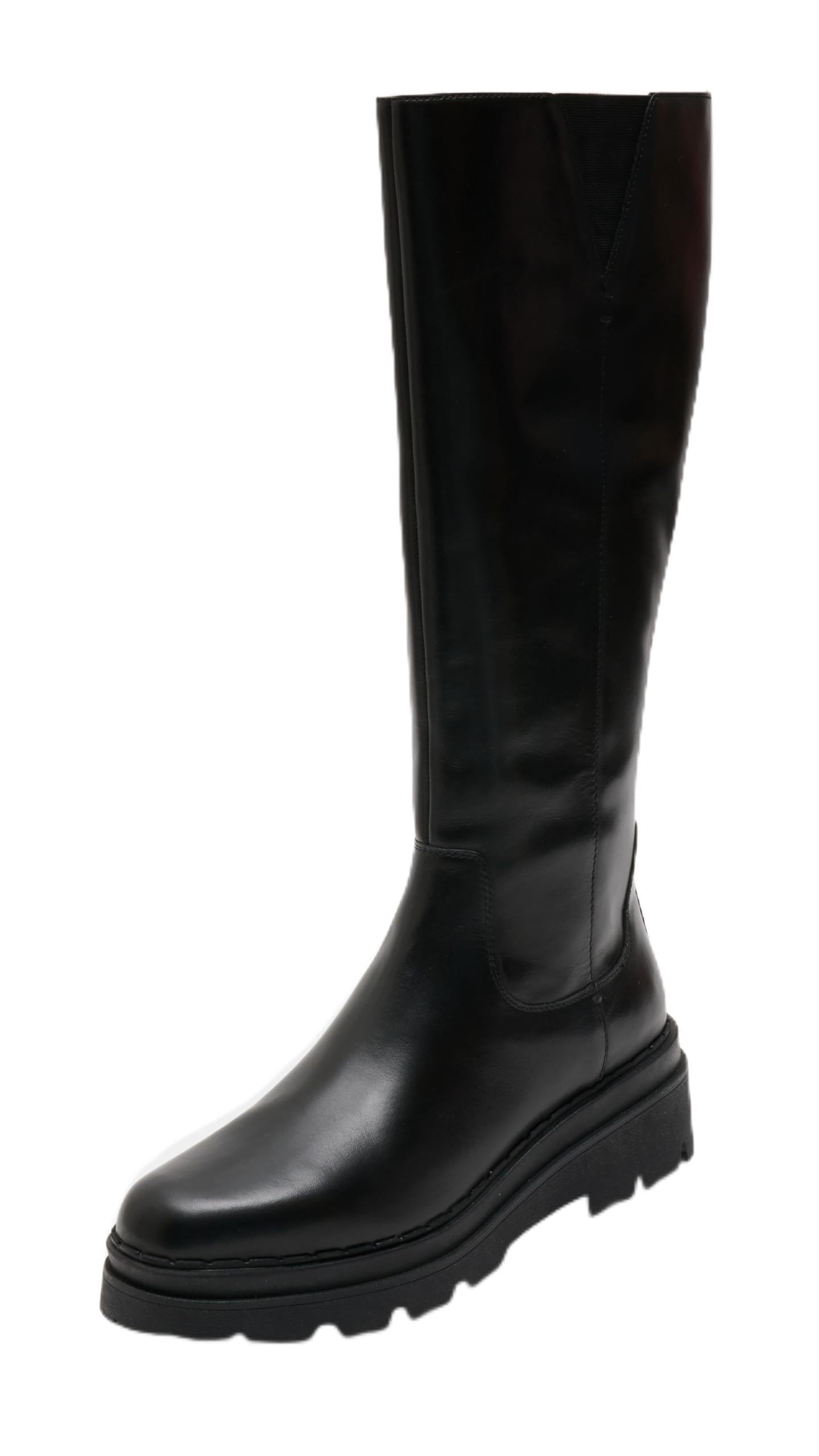 Geox Women's D Felleny HFashion Boot, black, 7 UK