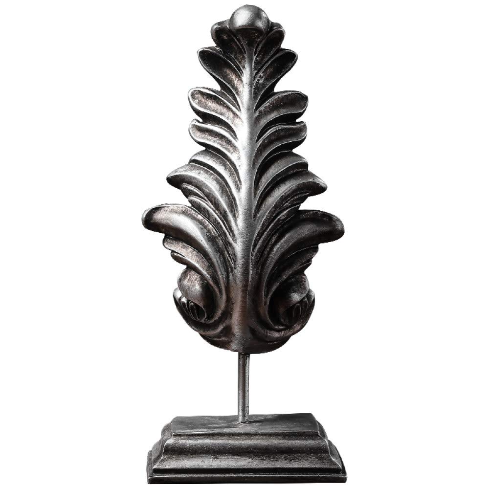 Petite statue cadeau couple et famille motif plume pour collectionner